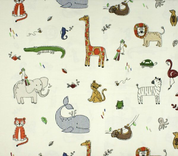 Dekostoff // Möbelstoff // Big Adventure // Doodle // Jungle – Bild 6