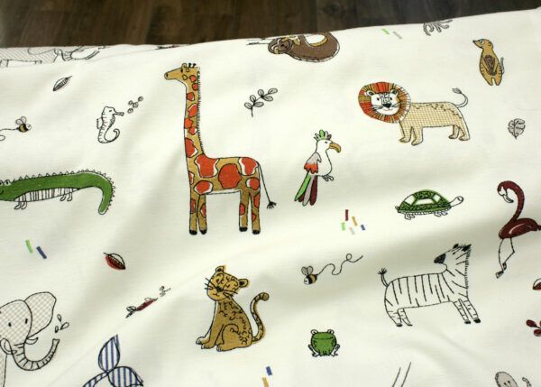 Dekostoff // Möbelstoff // Big Adventure // Doodle // Jungle – Bild 5