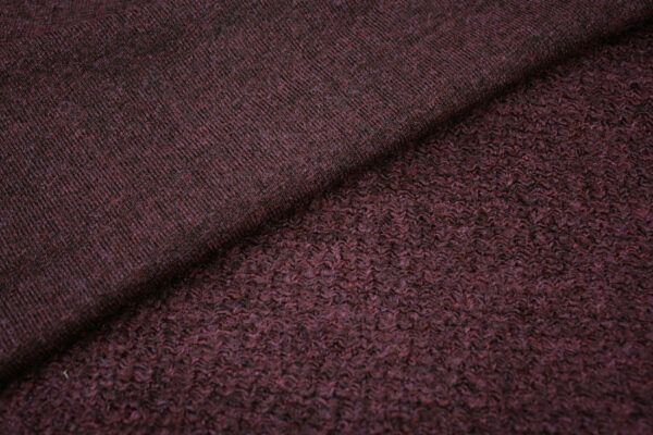 Kuschelstrick // Weinrot – Bild 2