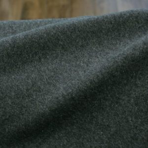BIO Baumwollfleece // Dunkelgrau Meliert