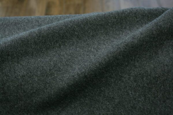 BIO Baumwollfleece // Dunkelgrau Meliert