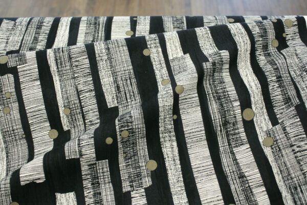Baumwolle Leinenmix // Kokka // Graphics // Black