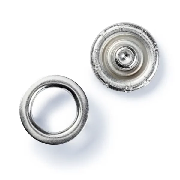 Jerseydruckknöpfe Nähfrei 10 mm // Prym // Silber – Bild 2