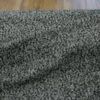 Baumwolltweed mit Wolle // Black Grey – Bild 3
