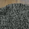 Baumwolltweed mit Wolle // Black Grey