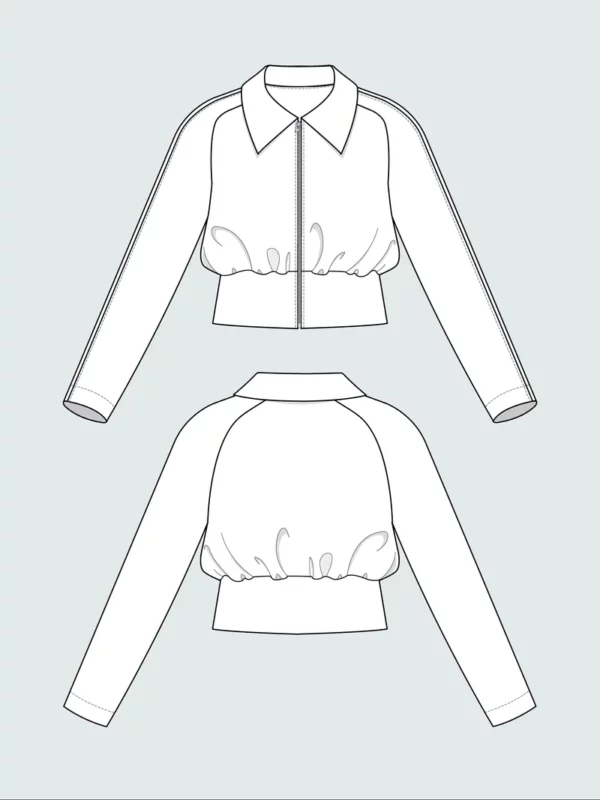 Schnittmuster // The Assembly Line // Cropped Jacket XS-L oder XL-3XL – Bild 3