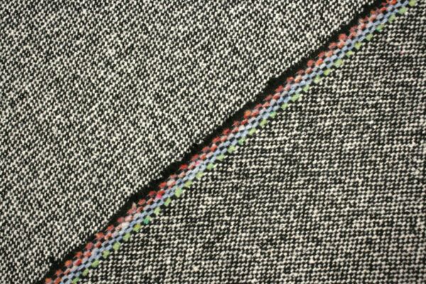 Wollstoff // Black White – Bild 4