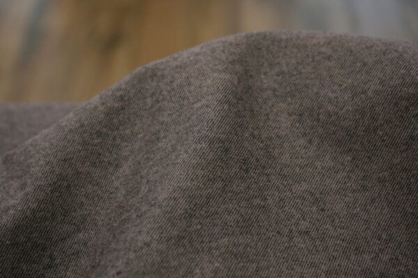 Flanell // Porto Flannel Twill // Brown – Bild 3