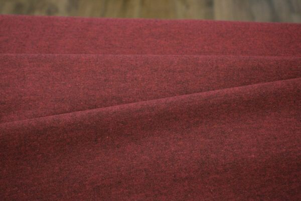 Flanell // Porto Flannel Twill // Wine – Bild 3