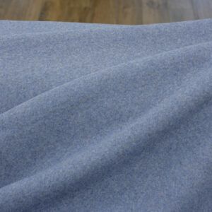 BIO Baumwollfleece // Blau Meliert