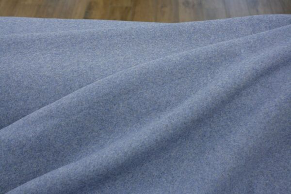 BIO Baumwollfleece // Blau Meliert
