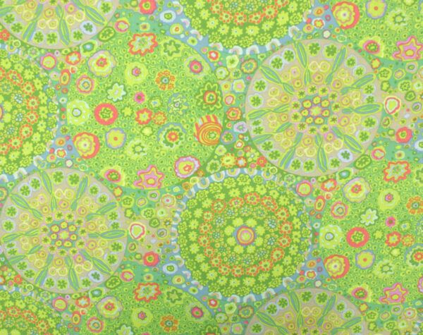 Popeline // Kaffe Fassett // Millefiore // Green – Bild 4