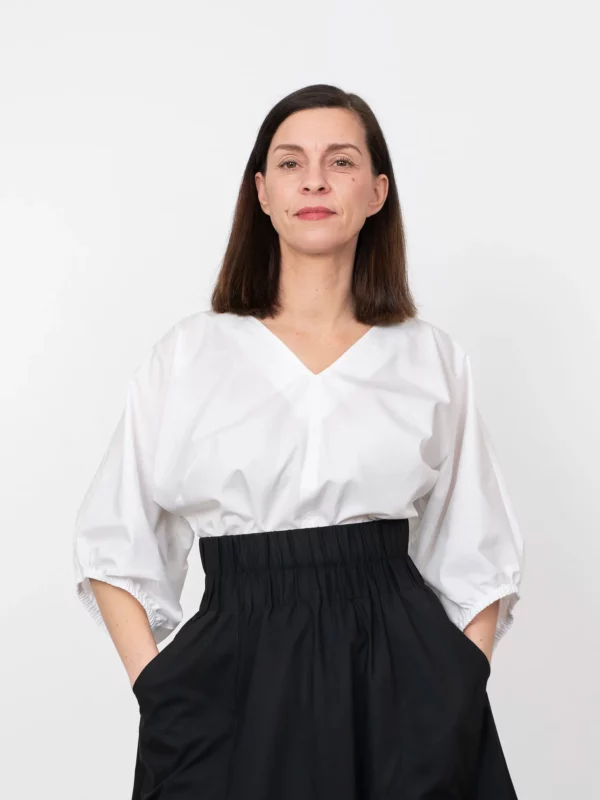 Schnittmuster // The Assembly Line // V-Neck Cuff Top XS-L oder XL-3XL