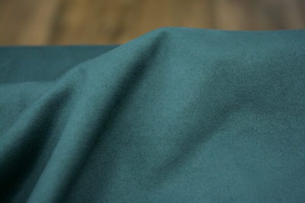 Butter Suede Knit // Wildlederimitat // Turquoise – Bild 2