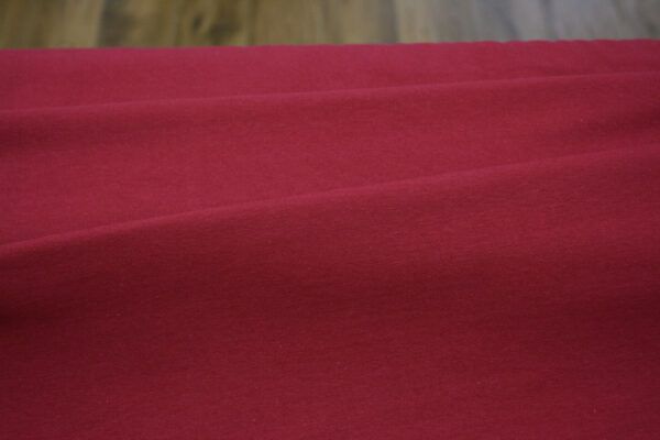 BIO Baumwolljersey // Uni // Bordeaux – Bild 3