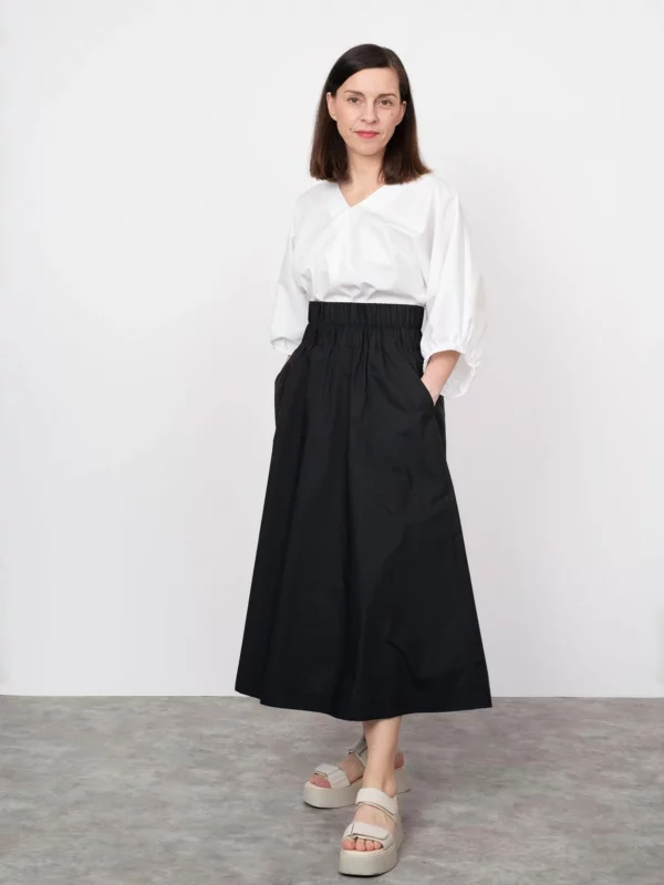 Schnittmuster // The Assembly Line // Elastic Waist Maxi Skirt XS-L oder XL-3XL – Bild 4