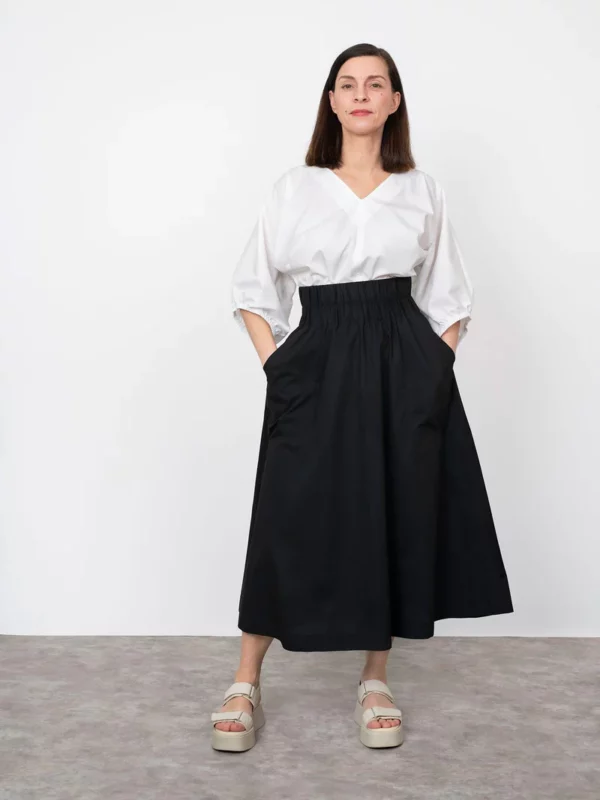 Schnittmuster // The Assembly Line // V-Neck Cuff Top XS-L oder XL-3XL – Bild 6