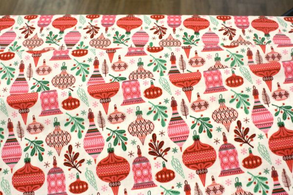 BIO Popeline // Cloud 9 // Christmas Past // Vintage Baubles – Bild 3
