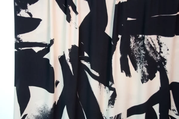 Viskose // Atelier Jupe // Large Black Print – Bild 3