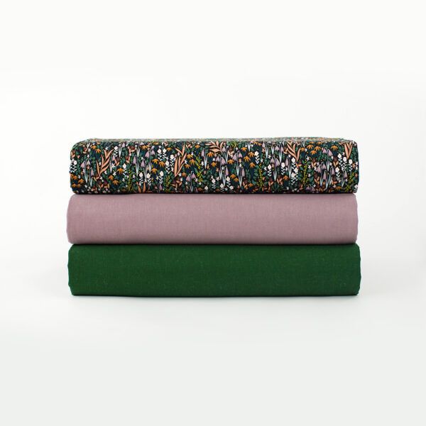 Gabardine Twill // SYAS // Tiny Flowers // Black – Bild 5