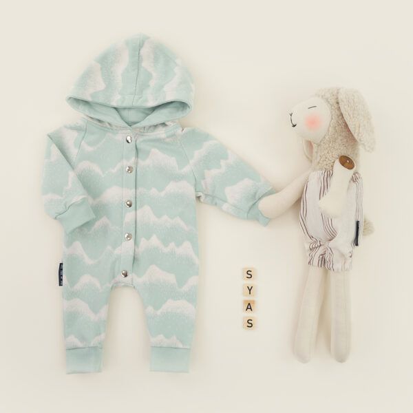 French Terry // SYAS // Mountain Rains // Ether Blue – Bild 5
