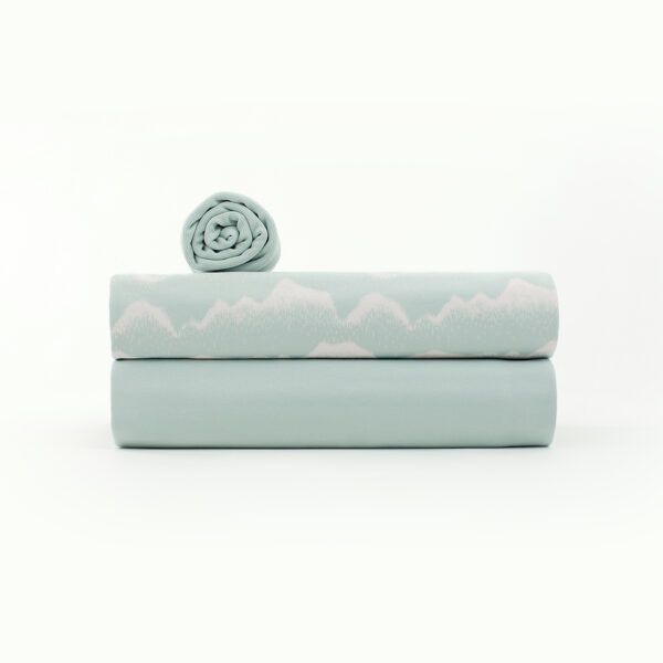 French Terry // SYAS // Mountain Rains // Ether Blue – Bild 3