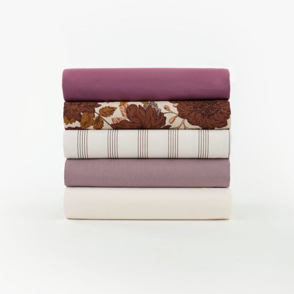 Leinen Viskose Mix // SYAS // Peonies // Almond Peach – Bild 3