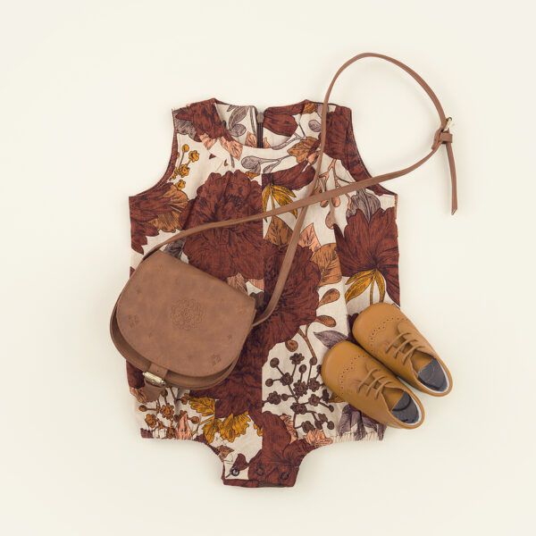Leinen Viskose Mix // SYAS // Peonies // Almond Peach – Bild 6