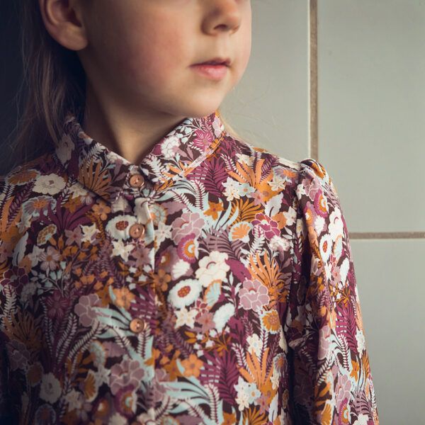 Viskose // SYAS // Flower Wealth // Nocturne Lila – Bild 6