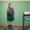 Viskose // SYAS // Tiny Flowers // Black – Bild 8