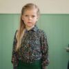 Viskose // SYAS // Tiny Flowers // Black – Bild 7