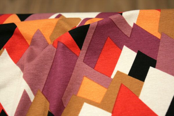 Viskosejersey // Rhombus – Bild 2