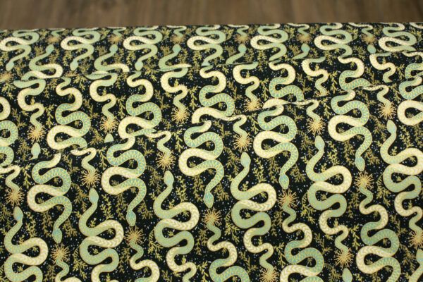 Popeline // Cotton and Steel // Myth and Dream // Phantasmagorian // Snake Eyes Metallic – Bild 4