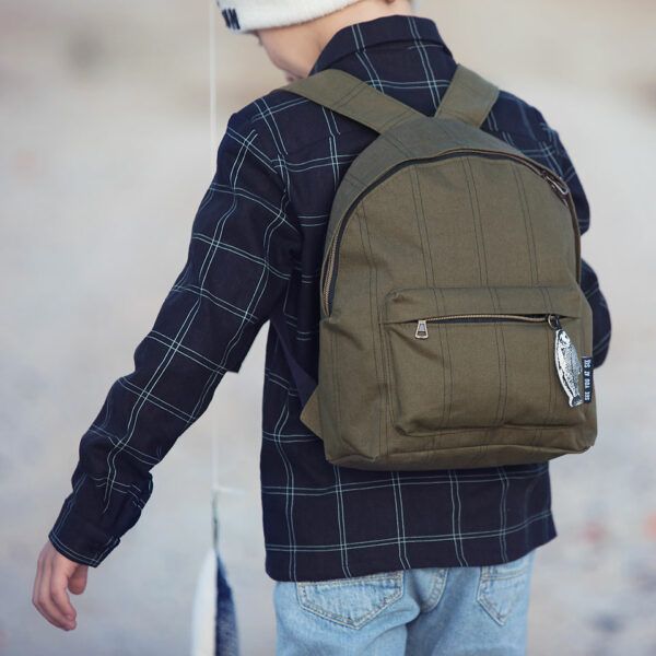 Gabardine Twill // SYAS // Two Lines // Dark Olive Green – Bild 3