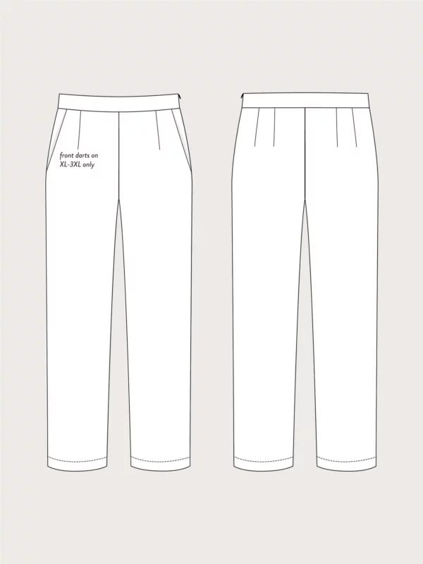 Schnittmuster // The Assembly Line // Regular Fit Trousers XS-L oder XL-3XL – Bild 7