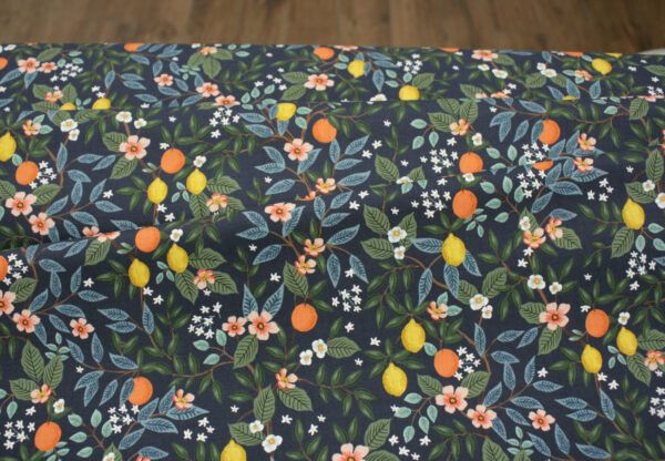 Popeline // Rifle Paper Co. // Citrus Grove // Navy – Bild 2