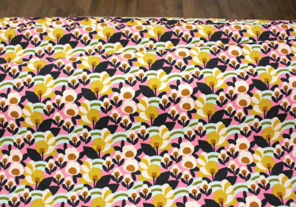 Popeline // Cotton and Steel // Flowers For Madeline // Adeline // Pink Power – Bild 2