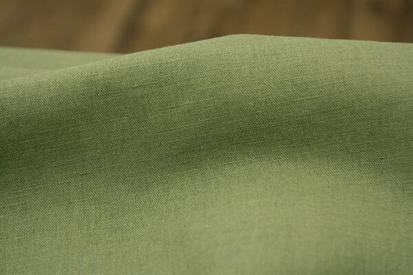 Baumwolle Leinenmix // Olive – Bild 2