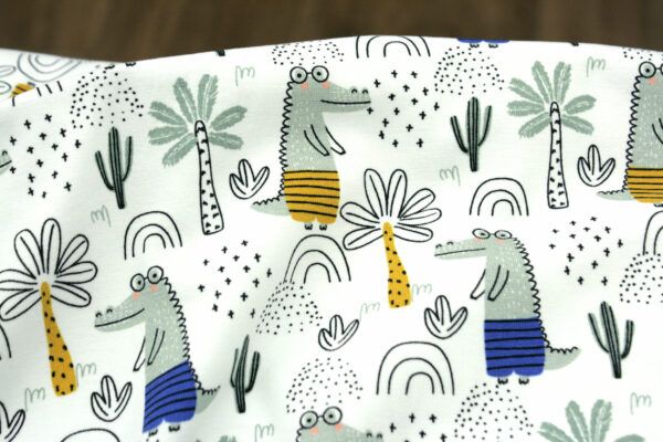 Baumwolljersey // Crocodiles