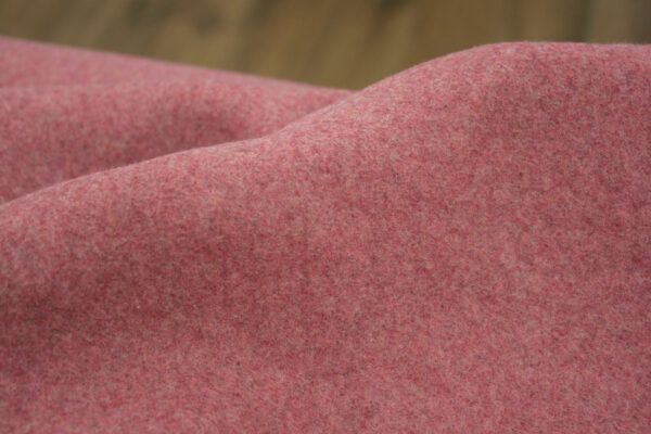 BIO Baumwollfleece // Altrosa Meliert