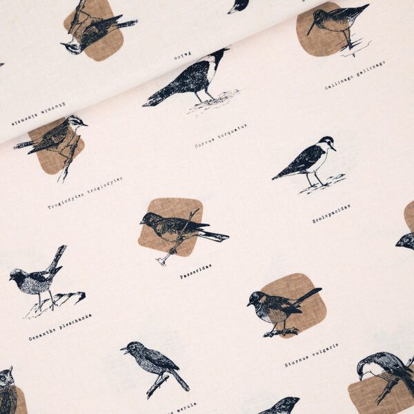 Leinen Viskose Mix // SYAS // Ornithology // Slightly Beige