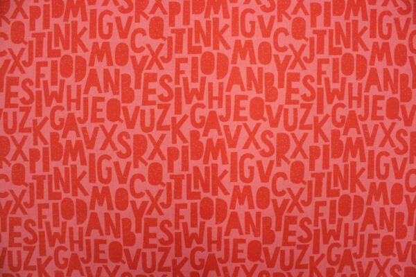 Popeline // Paintbrush Studio Fabrics // English Lesson // Speckled Letters – Bild 5
