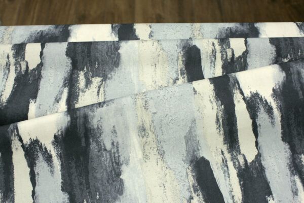 Popeline // Paintbrush Studio Fabrics // Flow // Grey Beige – Bild 3