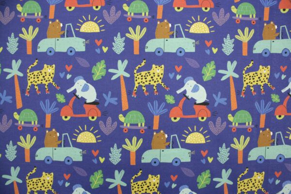 Popeline // Paintbrush Studio Fabrics // Jungle Love // On The Move – Bild 4