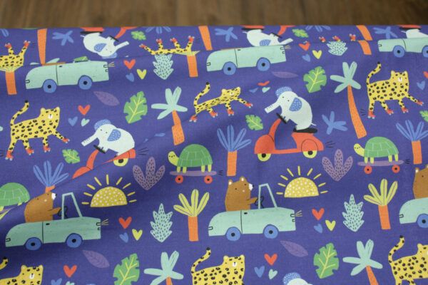 Popeline // Paintbrush Studio Fabrics // Jungle Love // On The Move – Bild 5