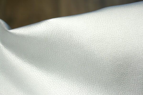 Lederimitat // Metallic // Silber