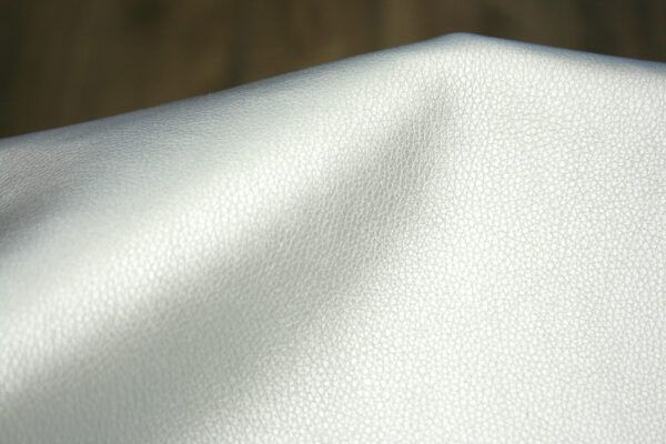 Lederimitat // Metallic // Silber – Bild 4