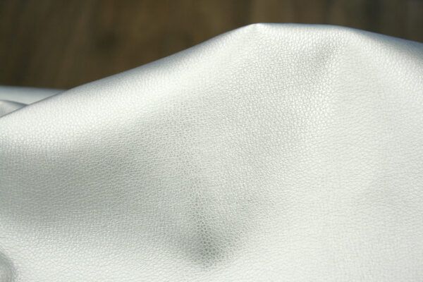Lederimitat // Metallic // Silber – Bild 3