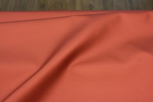 Lederimitat // Metallic // Korallenrot – Bild 4