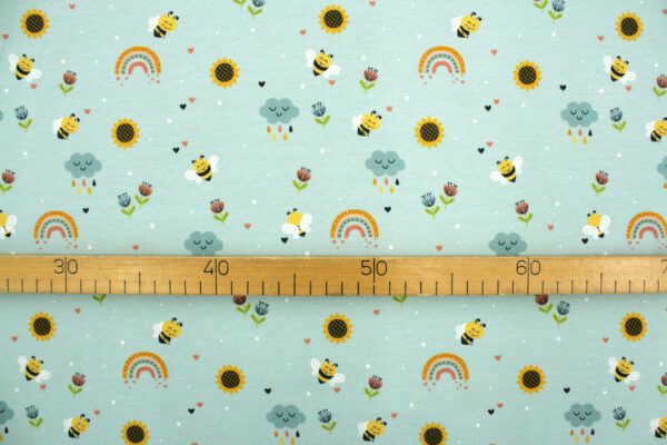 Baumwolljersey // Happy Bees – Bild 4